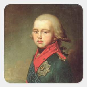 Sticker Carré Portrait du Grand Duc Konstantin Pavlovich