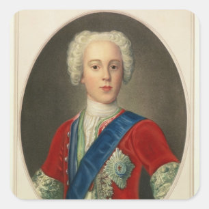 Sticker Carré Portrait du Prince Charles Edward