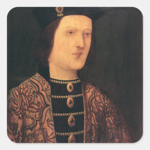 Sticker Carré Portrait du Roi Edouard IV de l'Angleterre