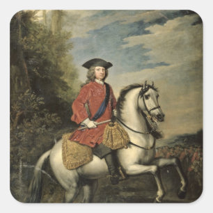 Sticker Carré Portrait du roi George I, 1717