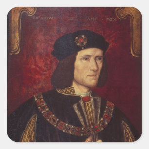 Sticker Carré Portrait du roi Richard III