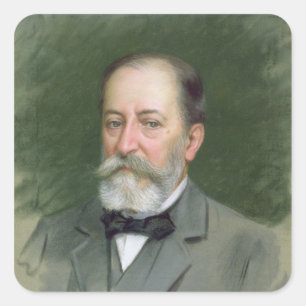 Sticker Carré Portrait du Saint-Saens 1903 de Camille
