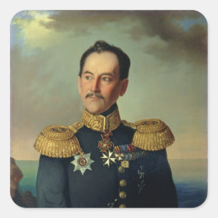 Sticker Carré Portrait du vice-amiral Nikolai