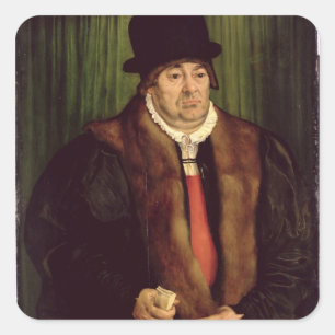 Sticker Carré Portrait d'un Aristocrate de Munich, 1559