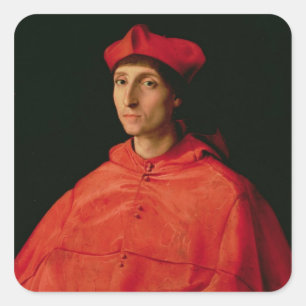 Sticker Carré Portrait d'un cardinal