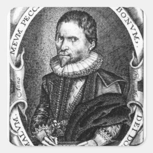 Sticker Carré Portrait d'un gentleman que l'on croit être Thomas