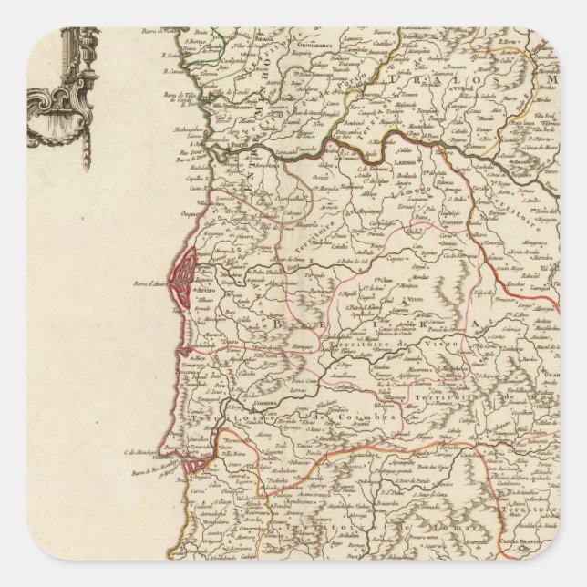 Sticker Carré Portugal 6 (Devant)