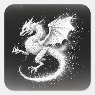Sticker Carré pour éléments d'air Dragon