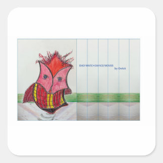 Sticker Carré Pour papa