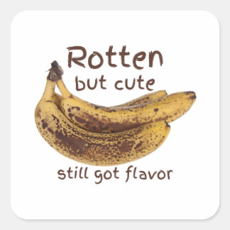 Sticker Carré Pourri mais mignon