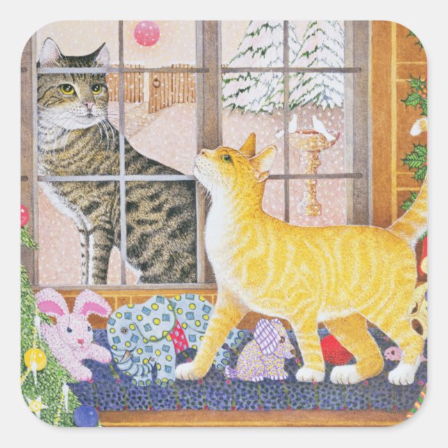 Sticker Carré Premier pied (Devant)