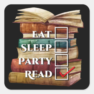 Sticker Carré Première lecture