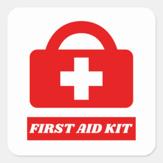 Sticker Carré Premiers secours et urgences