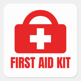 Sticker Carré Premiers secours et urgences