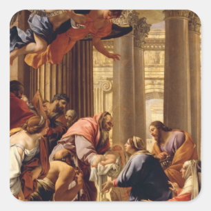 Sticker Carré Présentation au Temple