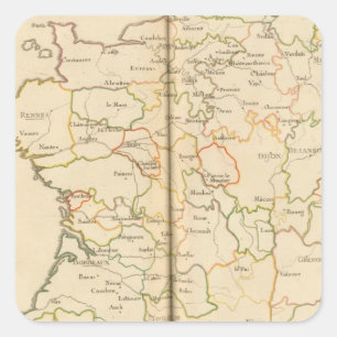 Sticker Carré Président de la France