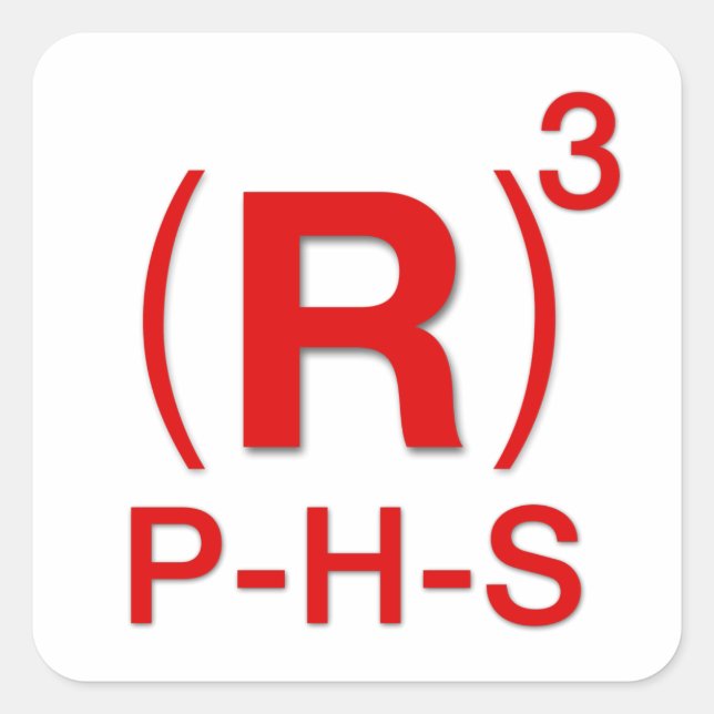 Sticker Carré Président républicain, Chambre et Sénat (Devant)