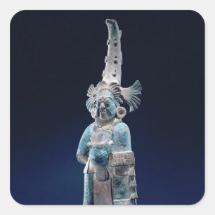 Sticker Carré Prêtre en robes cérémonielles, île de Jaina