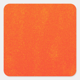Sticker Carré Pretty Orange Sparkly Mess