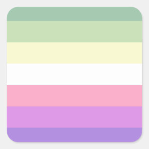 Sticker Carré Pride Flag