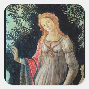 Sticker Carré Primavera, petit groupe de Vénus, c.1478