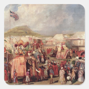 Sticker Carré Princes indigènes