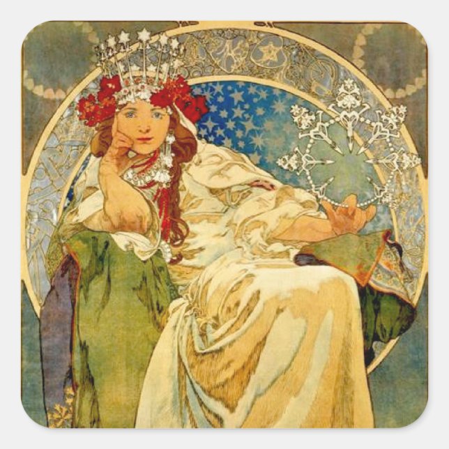 Sticker Carré Princesse Hyacinth (Devant)