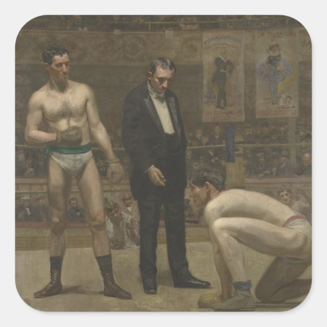 Sticker Carré Prise du compte (Devant)