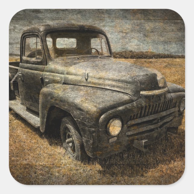 Sticker Carré Prise en charge internationale (Devant)