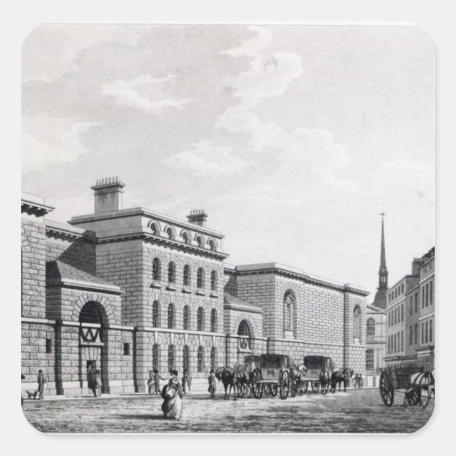 Sticker Carré prison de Newgate, 1799 (Devant)