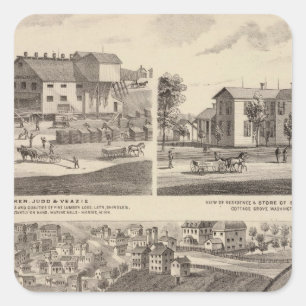 Sticker Carré Prison d'État du Minnesota