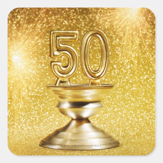 Sticker Carré Prix Gold (Devant)