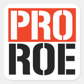 STICKER CARRÉ PRO ROE