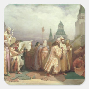 Sticker Carré Procession du dimanche de Palm