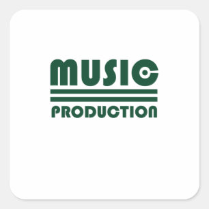 Sticker Carré Production musicale