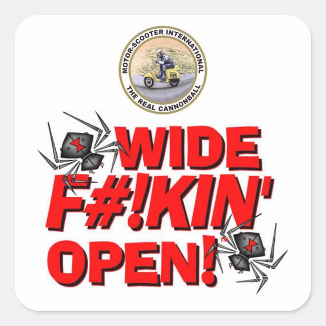 Sticker Carré Produit officiel sous licence MSILSF (Devant)