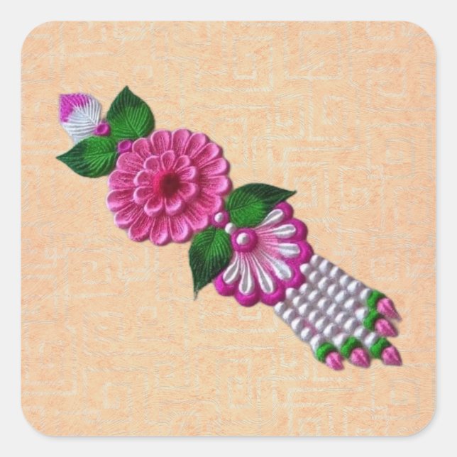 Sticker Carré Produits promotionnels et fournitures pour petites (Devant)