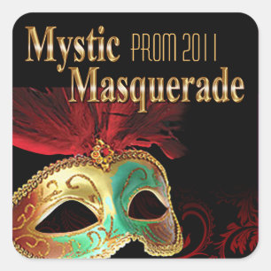 Sticker Carré Prom 2011 Mystic Masquerade Party