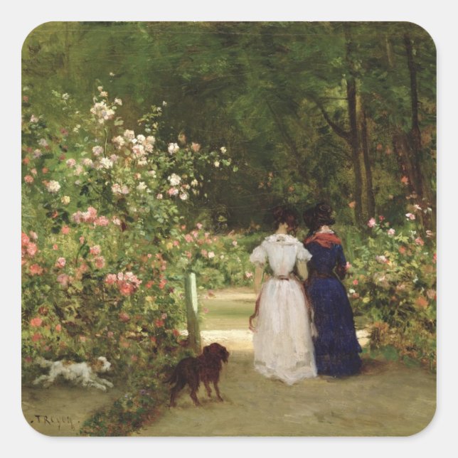 Sticker Carré Promenade (Devant)