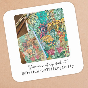 Sticker Carré Promotion des Modèles photo de médias sociaux