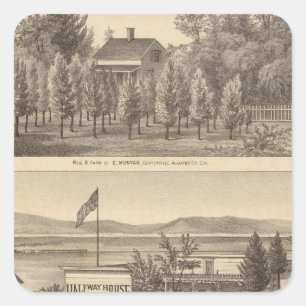 Sticker Carré Propriétés Munyan, Armstrong, Kapp