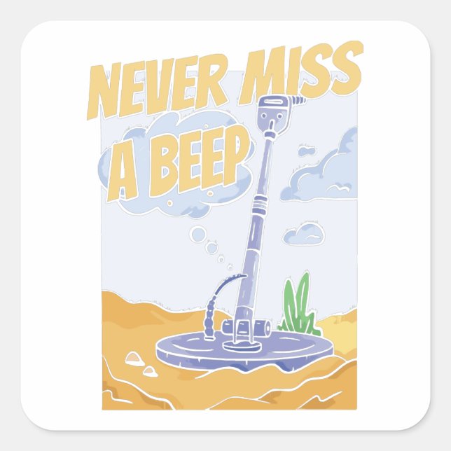 Sticker Carré Prospecting Miner (Devant)