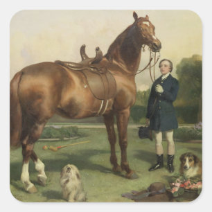 Sticker Carré Prospérité (huile sur la toile)