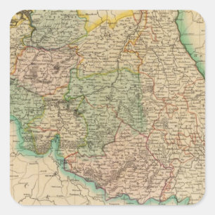 Sticker Carré provinces de Belgique