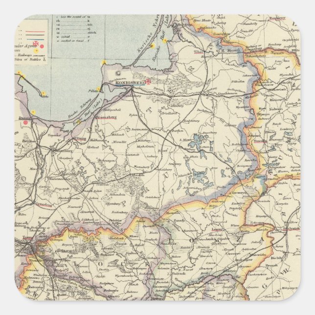 Sticker Carré Prusse et Pologne 2 (Devant)