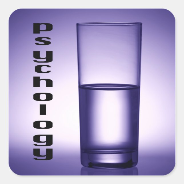 Sticker Carré Psychologie (Devant)