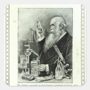 Sticker Carré Publicité pour le cacao de 'Cadbury'