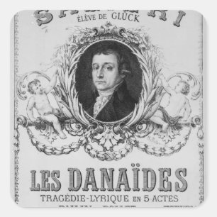 Sticker Carré Publicité pour 'Les Danaides'