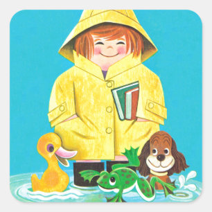 Sticker Carré Puddles of Fun