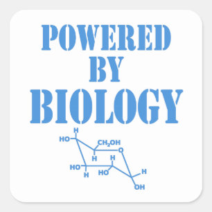 Sticker Carré Puissance biologique